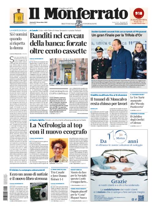 Il Monferrato - Edizione 87 del 21/11/2023